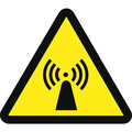 Nmc Graphic Electro Magnetic Hazard Iso Label, Pk5 ISO457AP