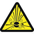 Nmc Graphic Explosive Hazard Iso Label, Pk10 ISO264AP