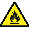 Nmc Graphic Fire Hazard Iso Label, Pk10 ISO265AP