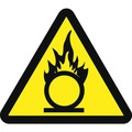 Nmc Graphic Oxidizing Materials Hazard Iso Label, Pk10 ISO267AP
