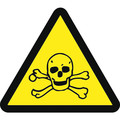 Nmc Graphic Toxic Hazard Iso Label, Pk10 ISO253AP