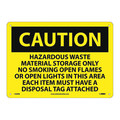 Nmc Hazardous Waste Material Sto.. Sign C508RB