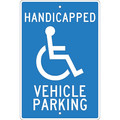 Nmc Handicapped Vehicle Parking Sign, TM10H TM10H
