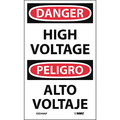 Nmc High Voltage Label - Bilingual, Pk5 ESD49AP