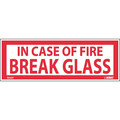 Nmc In Case Of Fire Break Glass Sign M40P