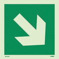 Nmc Imo Directional Arrow Diagonal Sign, IMO209R IMO209R