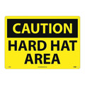 Nmc Large Format Caution Hard Hat Area Sign C31RC