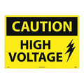 Nmc Large Format Caution High Voltage Sign C669RD