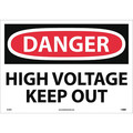 Nmc Large Format Danger High Voltage Keep Out Sign D139PC