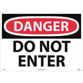 Nmc Large Format Danger Do Not Enter Sign, D104RD D104RD