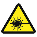 Nmc Laser Hazard Iso Label, Pk10 ISO268AP