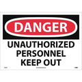 Nmc Large Format Danger Unauthorized Personnel Keep Out Sign, D143PC D143PC
