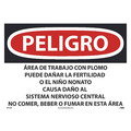 Nmc Lead Work Area May Cause Cancer Sign - Spanish, SPD26PC SPD26PC