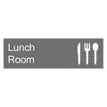 Nmc Lunch Room Engraved Sign, EN13GY EN13GY