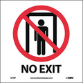 Nmc No Exit Label, Pk5 S7AP