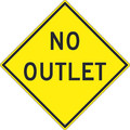 Nmc No Outlet Sign TM269K