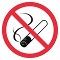 Nmc No Smoking Iso Label, Pk5 ISO419AP