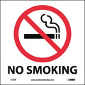 Nmc No Smoking Label, Pk5, S1AP S1AP