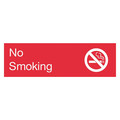 Nmc No Smoking Engraved Sign, EN15R EN15R