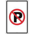 Nmc No Parking Graphic Sign, TM0166H TM0166H