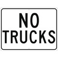 Nmc No Trucks Sign, TM134J TM134J