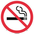 Nmc No Smoking Symbol Walk On Floor Sign, WFS7 WFS7
