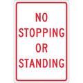 Nmc No Stopping Or Standing Sign, TM67G TM67G