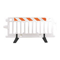 Plasticade Crowd Control Barricade, 6 ft., Wht 2004-W-EGLR