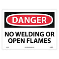 Nmc No Welding Or Open Flames Sign, D592PB D592PB