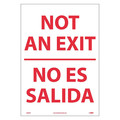 Nmc Not An Exit Sign, English, Spanish M695PC