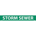 Nmc Storm Sewer Pressure Sensitive, Pk25, A1249G A1249G