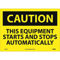 Nmc This Equipment Starts And Stops Auto… Sign C618PB