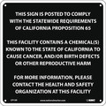 Nmc This Facility Contains A Chemical California Proposition 65, CP13R CP13R