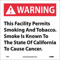 Nmc This Facility Permits Smoking California Proposition 65, CP5P CP5P