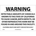 Nmc Warning Detectable Amounts Of California Proposition 65, CP11PB CP11PB