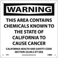 Nmc Warning This Area Contains Chemicals California Proposition 65, CP8R CP8R