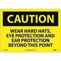 Nmc Wear Hard Hats Eye Protection And Sign C673AB