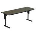 Correll Rectangle Panel Leg Folding Seminar Training Table, 24" X 72" X 29", High Pressure Laminate Top SP2472PX-01