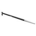 Groz Roll Head Pry Bar, 16"x9/16", Chrome 33152