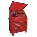 Extreme Tools 41"W Workstation Rolling Cabinet, Red PWSRC4118TXRD