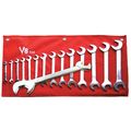 V-8 Tools Angle Wrench Set Combo, 3/8-1-1/4", 14 pcs 214