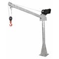 Vestil DC Powered Jib Crane, 2K, 3-5 ft, Boom Galv WTJ-20-3-DC-GAL