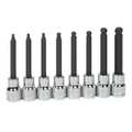 Williams Williams Ball Hex Long Bit Socket Set, 3/8" D, 8pcs 31947