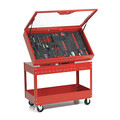 Williams Professional Visual Control Tool Cart, Red, 49" W x WTC496CARTR