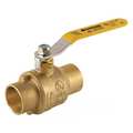 Jomar Valve 2-1/2" CXC Lead Free Brass Ball Valve, Body Style: Inline JF-100SG