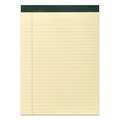 Roaring Spring Case of Legal Pads, 8.5"x11.75", 40 sheets of 15# Recycled Canary Paper Per Pad, Micro-Perforated 74712cs