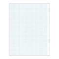 Roaring Spring Case of Gummed Pads, 8.5"x11", 50 sheets of White Paper/Pad, glued, 5x5 graph Ruled, 3-Hole Punched 95161cs