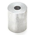 Fascomp Spacer, 5/16 RndX1/2,192 ID, Al, Plain Aluminum, 1/2 in Overall Lg, 0.192 in Inside Dia FC1159-10-A