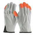 Pip Leather Drivers Gloves, Reg Grade, XL, PK12 68-163HV/XL