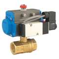 Bonomi Pneumatic, Double Acting Brass, Ball Valve 8P0080LF-C1-2